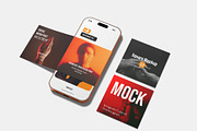 Social Media Post Mockup, an iPhone Mockup by Graphicbars (Thumbnail 6 of 11)