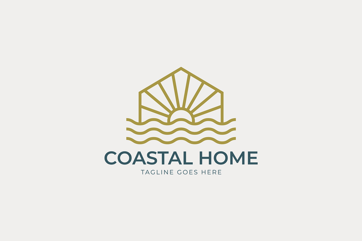 Coastal Home Logo Business Estate, a Branding & Logo Template by Signatoro (Photo 2 of 3)