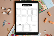 Weekly Planner Sticker Vector, a Templates & Theme by RimzStudio (Thumbnail 3 of 3)