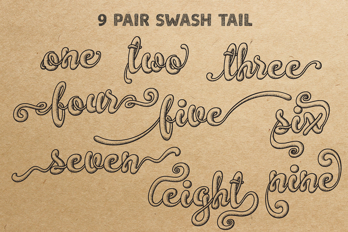 Mythical Typography | Stipple Shade, a Script Font by Royaltype (Photo 10 of 12)