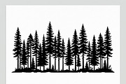 Majestic Pine Trees SVG, a Finance Illustration by Amazin_art (Thumbnail 8 of 32)