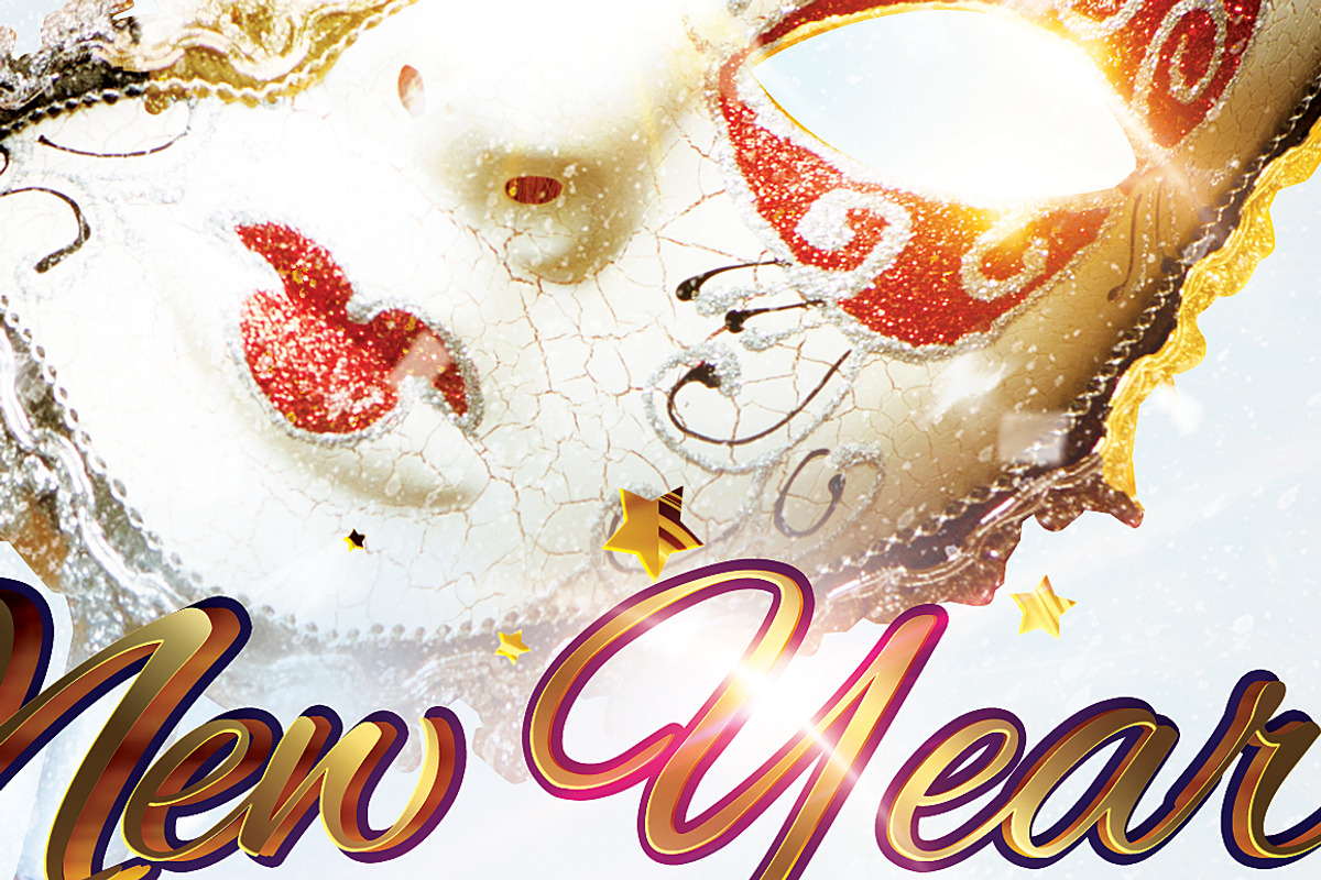 New Years Masquerade, a Flyer Template by tmcom (Photo 2 of 2)