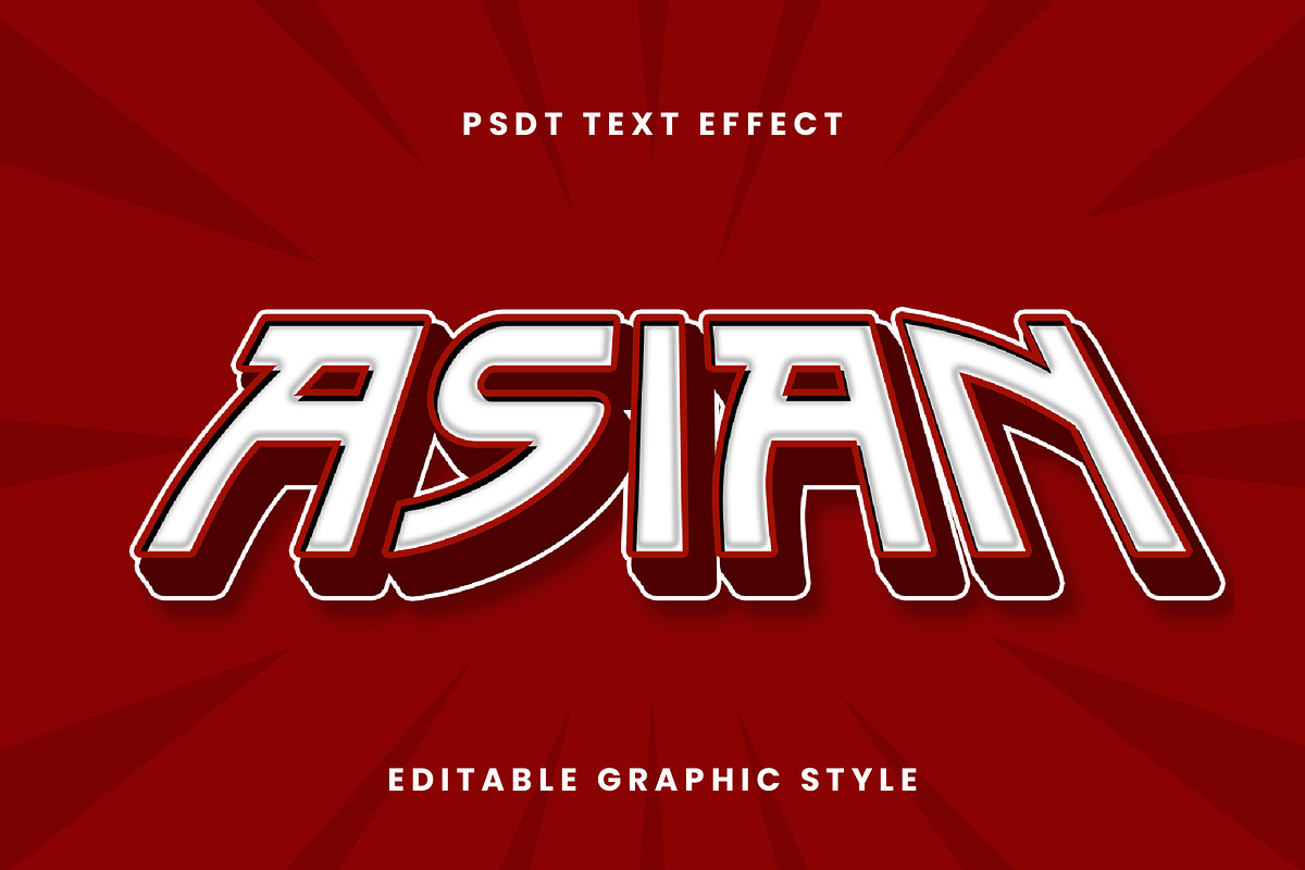 Bold Japan Expanding 3D Text Effect