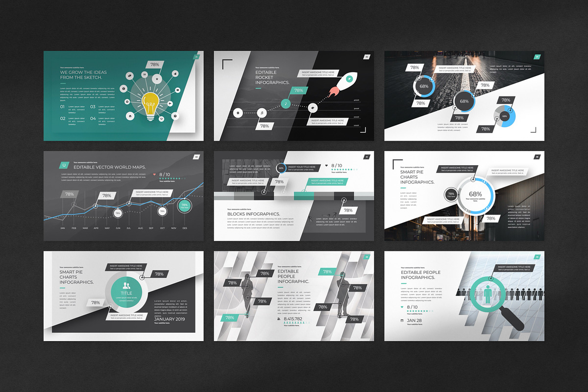 Gloss PowerPoint Template, a Presentation Template by Creathrive Design (Photo 7 of 8)