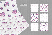 Unicorns & Flowers Collection, a Graphic by VioletOxide (Thumbnail 7 of 10)