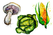 vegetarian set, a Food Illustration by art_mouse (Thumbnail 4 of 10)