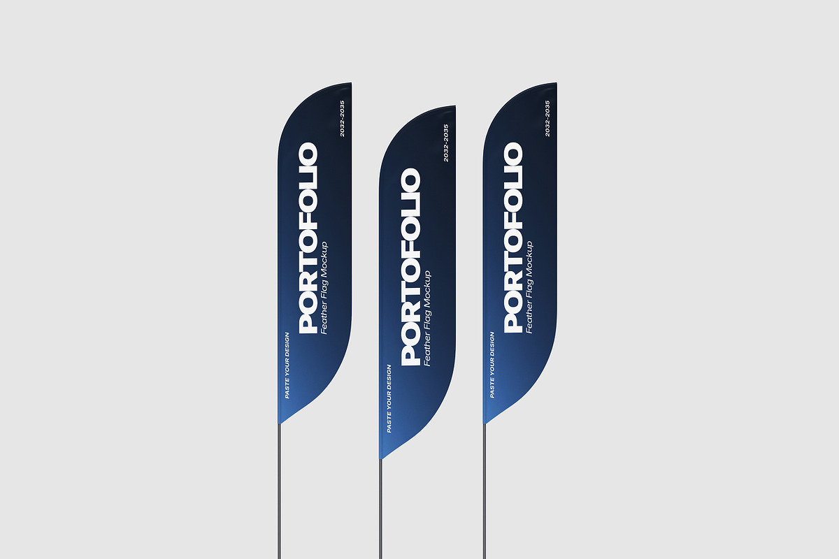Feather Flag Mockup, an Advertising Mockup by AnasStudio (Photo 4 of 5)