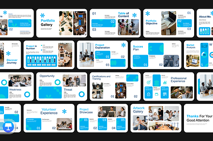 Portfolio Presentation Template preview 2