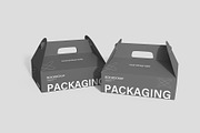 Takeaway Food Box Packaging Mockup, a Product Mockup by graphypix (Thumbnail 3 of 4)