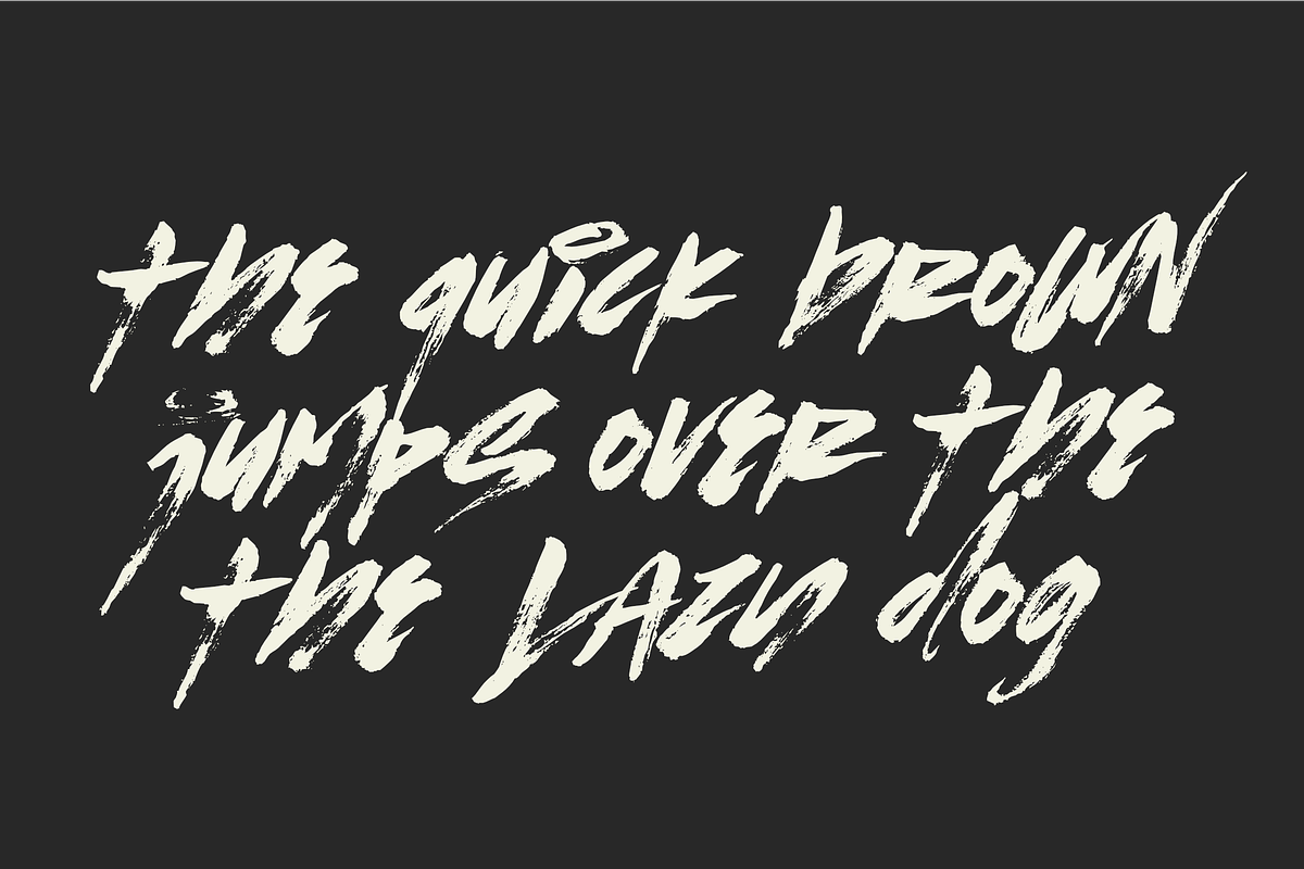 Fake Plastic | Handpainted Brush, a Handwritten Font by Ardana Creative (Photo 11 of 14)
