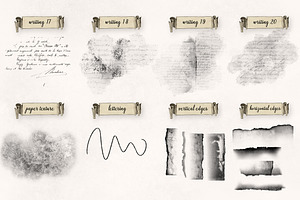 Old Handwriting Procreate Brush Set