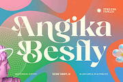 Angika Besfly Serif Display Font, a Serif Font by timelesstype.co (Thumbnail 1 of 10)