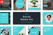 Bold Social Media Kit, a Social Media Template by TheSwissDesignCo (Thumbnail 1 of 3)
