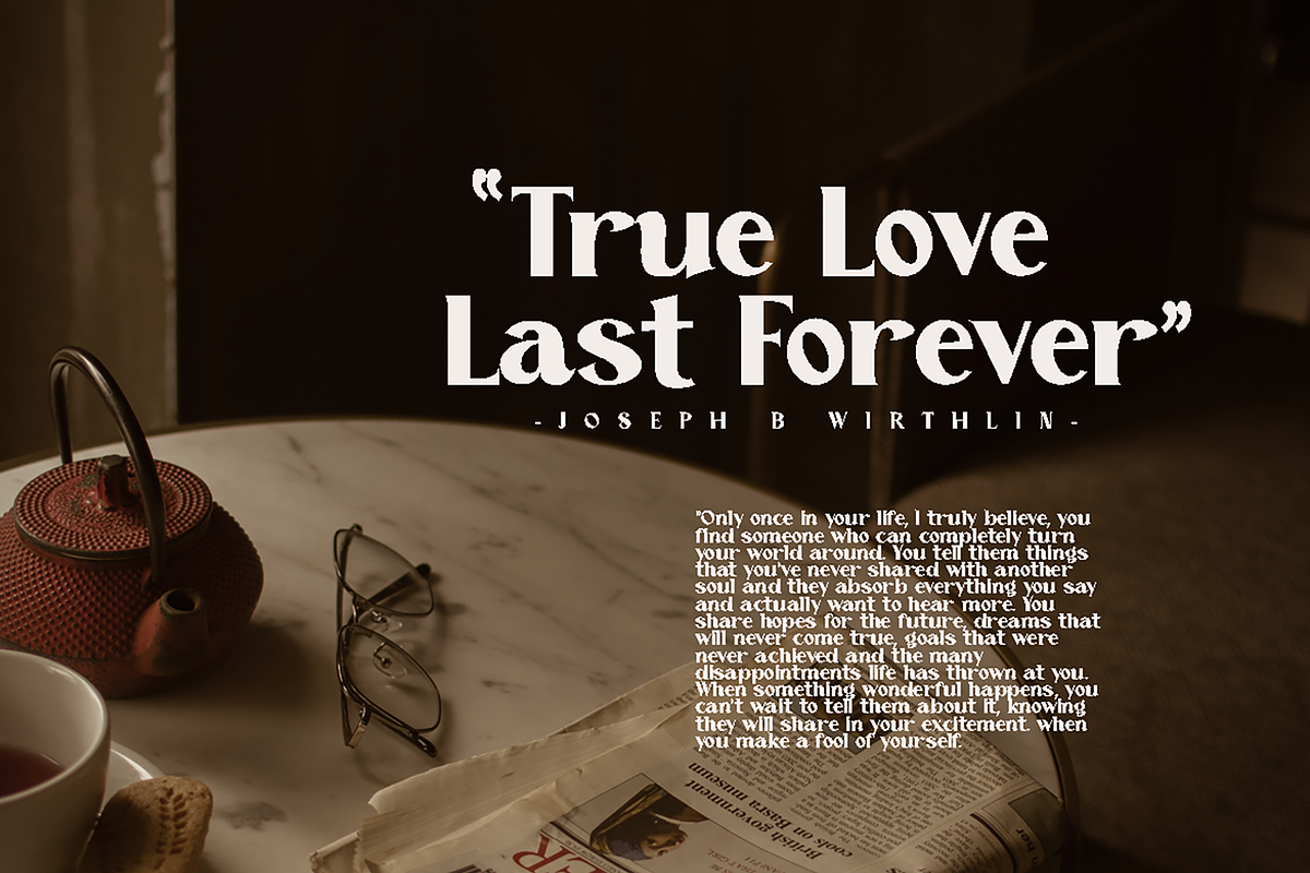 Giuliano Wigetti - Display Font, a Sans Serif Font by ivan_artnivora (Photo 3 of 3)