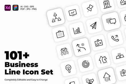 Business Icon Set - 101+ Duotone, a Duotone Icon by Fabian_Design
