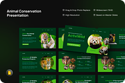 Animal Conservation Google Slide, a Presentation Template by SquidPixey (Thumbnail 1 of 7)