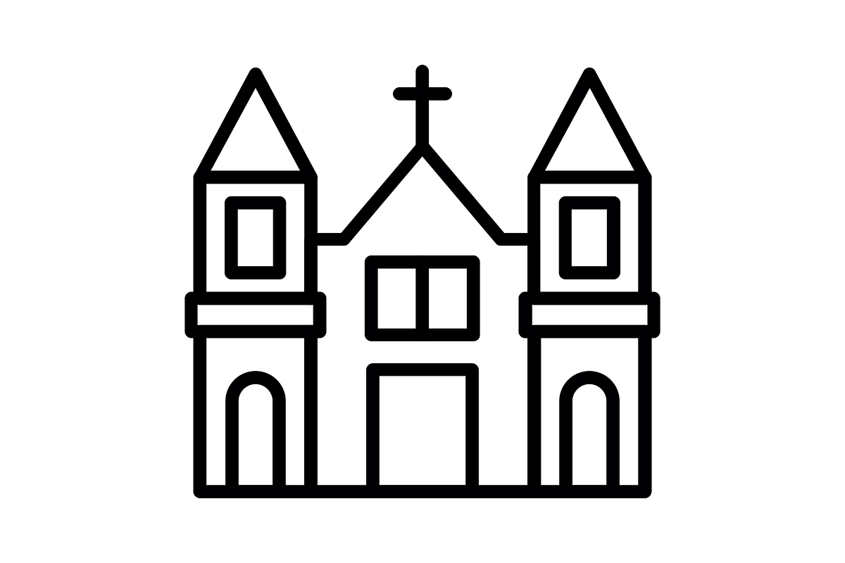 Catholic Line Icon, an Icon by Pexelpy (Photo 2 of 2)