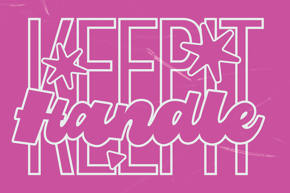 Winder Pop Bounce – Display Script, a Script Font by Lettermine (Photo 8 of 8)