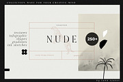 NUDE neutral textures & infographic, an Object Graphic by Lana Elanor (Thumbnail 1 of 13)