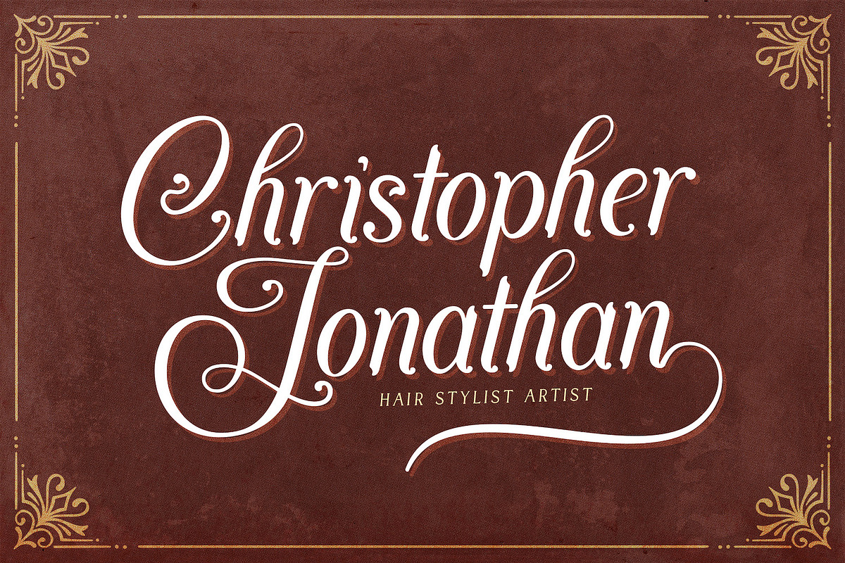 Agenda King - Vintage Script Font, a Script Font by StringLabs (Photo 4 of 13)