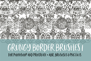 Grungy Borders 1 Brush For PS/PRO