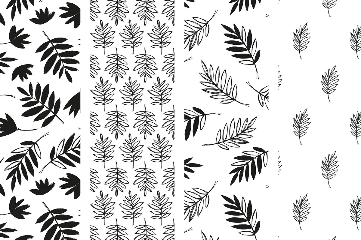 Sketched florals, a Pattern Graphic by Wild Rose (Photo 8 of 9)