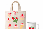 Hand Painted Strawberry Clipart PNG, an Object Illustration by PatternPalette (Thumbnail 3 of 7)