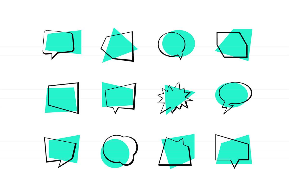 Speech bubbles collection, an Object Graphic by Boyko Pictures (Photo 10 of 11)