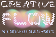 Electric Liquid,Wavy Hand-Drawn Font, a Handwritten Font by Eryn Rose Design (Thumbnail 3 of 23)