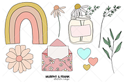 Cute Pastel Spring Doodle Clipart, an Object Graphic by Murphy & Frank (Thumbnail 4 of 8)