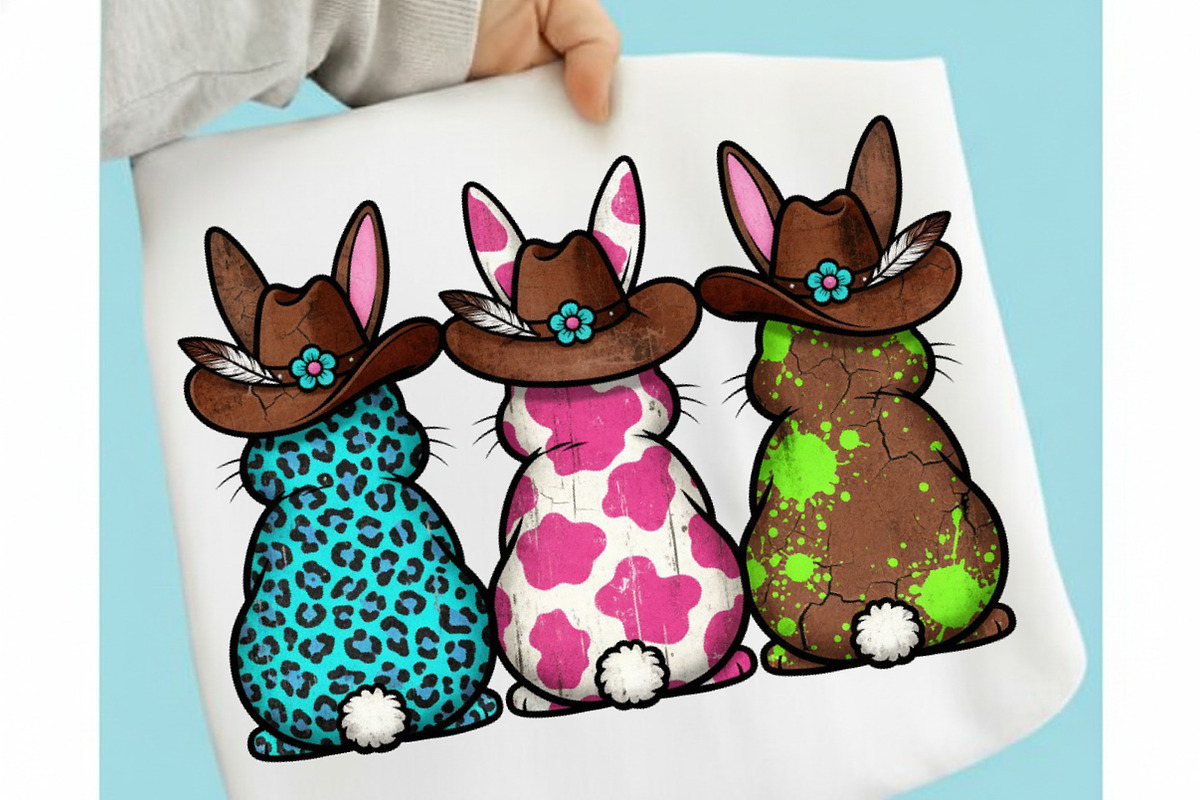Western Easter Bunny Png, an Illustration by designcity5 (Photo 5 of 9)