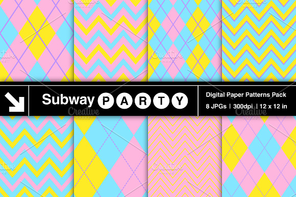 Easter Colors Argyle & Chevron preview 2