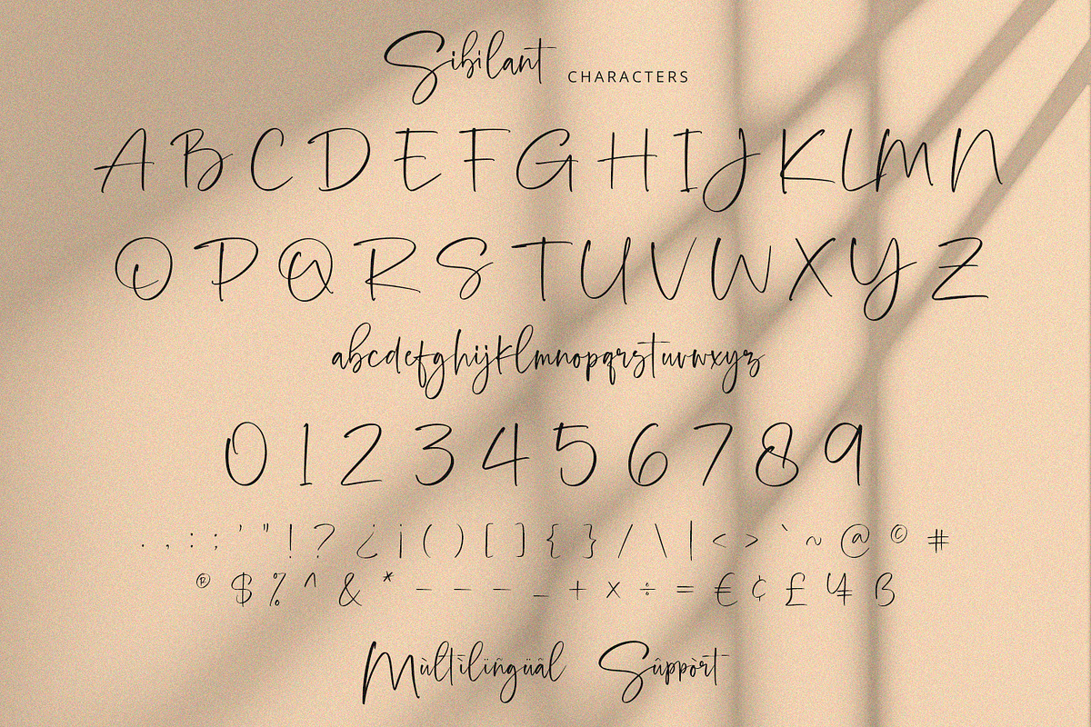 Sibilant - Handwritten Font, a Handwritten Font by Alpaprana (Photo 8 of 10)
