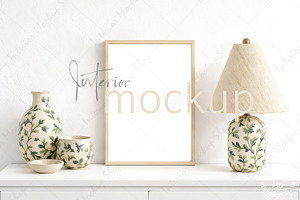 Frame Mockup Interior PSD JPG PNG