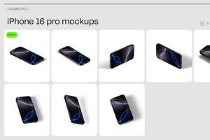 IPhone 16 Pro Mockups 49 PSD