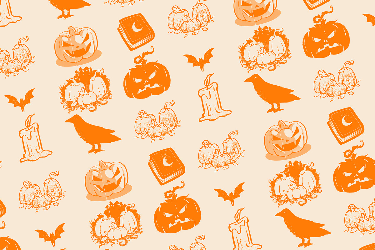 40 Halloween Stamps for Procreate!, a Brushes & More by Hello Trilly (Photo 2 of 6)
