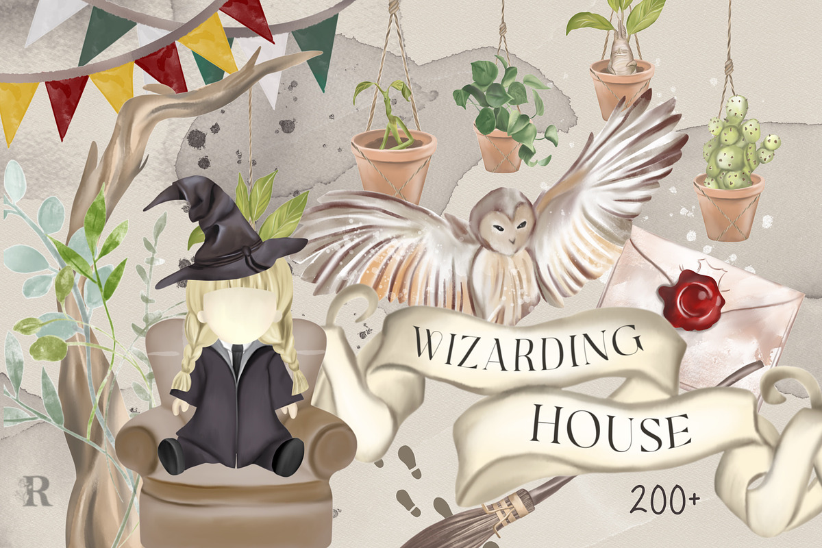 Wizarding Houses Creator, an Illustration by Rachel Art Studio (Photo 1 of 10)