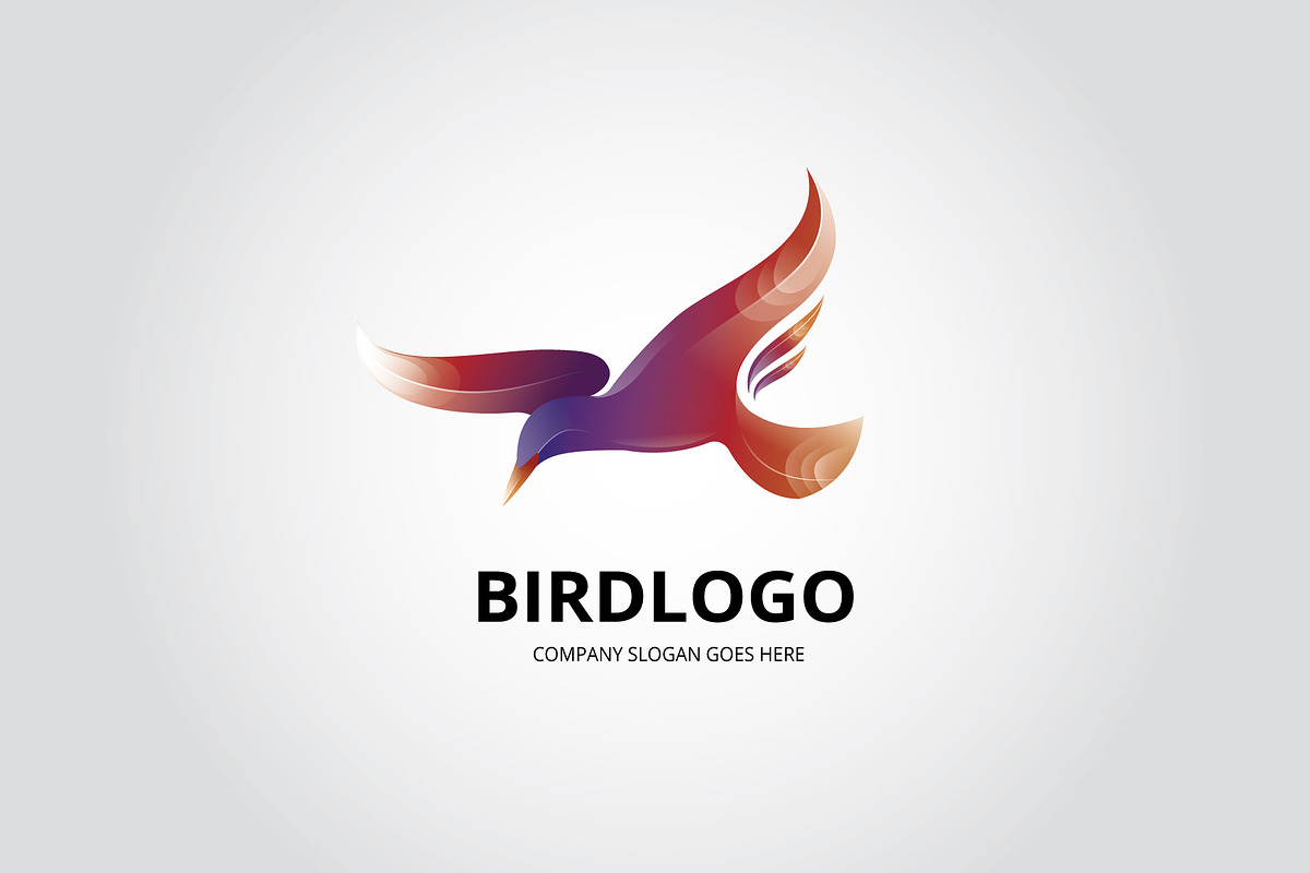 bird modern logo colorful, a Branding & Logo Template by Mariyana (Photo 3 of 3)