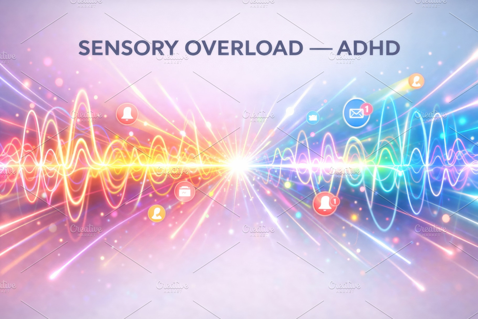 ADHD neurodiversity illustrated with, a Photo by Dvoevnore photos