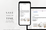3 Email Signature Templates, a Marketing Template by ZoaniDesign (Thumbnail 4 of 10)