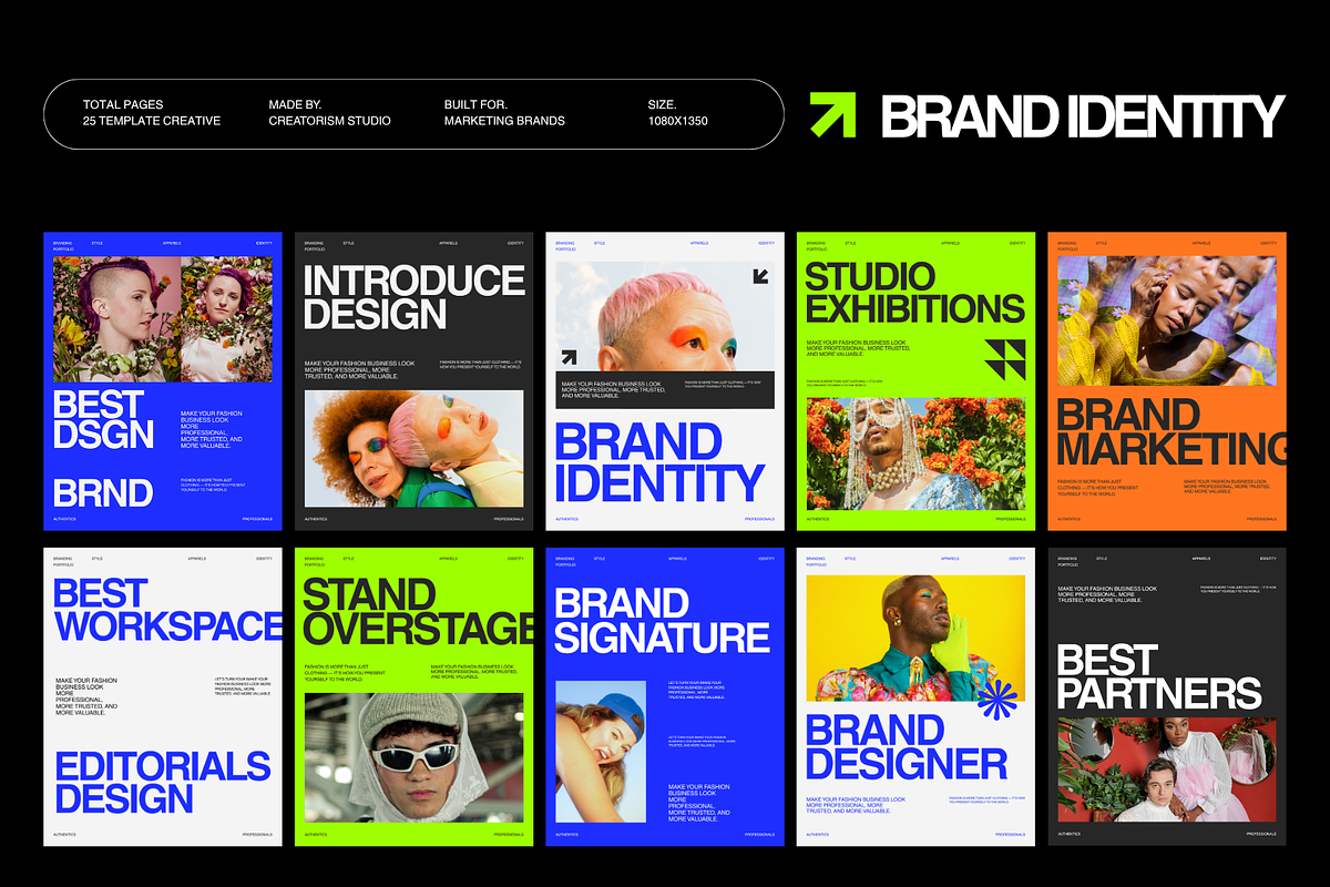 Digital Branding Social Media Kit, a Social Media Template by Creatorism (Photo 1 of 9)