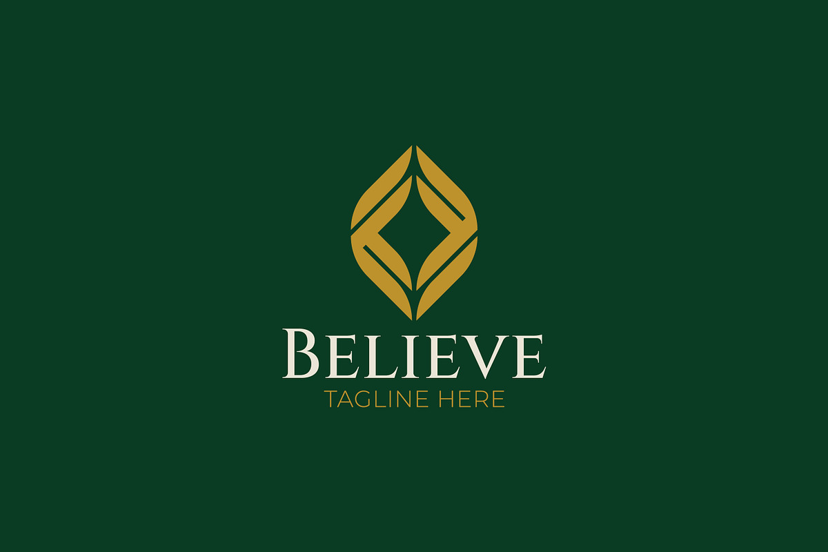 Luxury Diamond Gold Leaf Logo, a Branding & Logo Template by Signatoro (Photo 2 of 3)