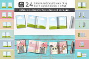 Book Mockup Kit for Canva Soft Cover, a Books & Magazine Mockup by Mockup Scene (Thumbnail 1 of 11)