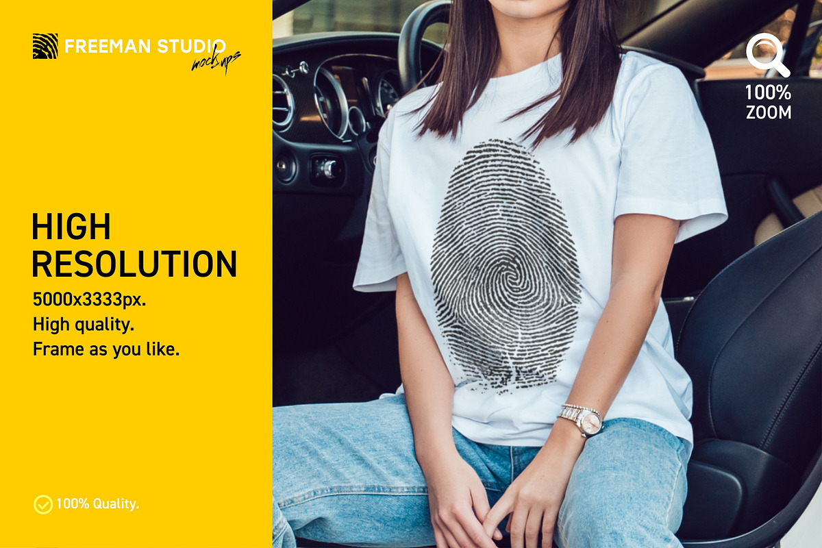 Dubai T-Shirt Mock-Up Set, an iPhone Mockup by Freeman Studio (Photo 4 of 17)