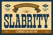 Slabrity, a Slab Serif Font by graphicook (Thumbnail 1 of 10)