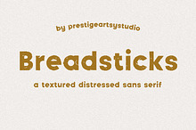 Breadsticks A Distressed Sans