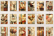 NOSTALGIC CIRCUS CLIPART, a Person Illustration by Daring Digies (Thumbnail 5 of 10)