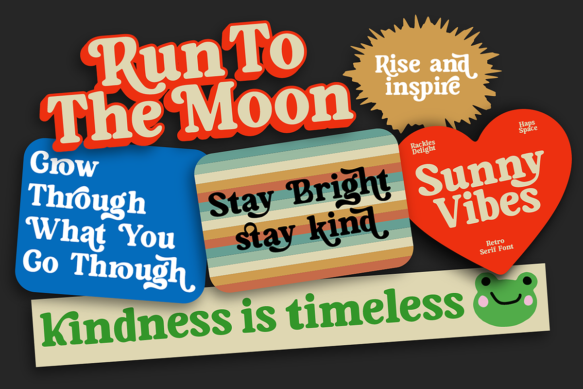 Rackles Delight, a Font by Haps Space (Photo 8 of 15)