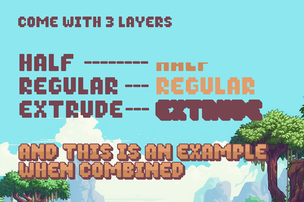 Pixel Gamer, a Symbol Font by Ditatype (Photo 8 of 10)