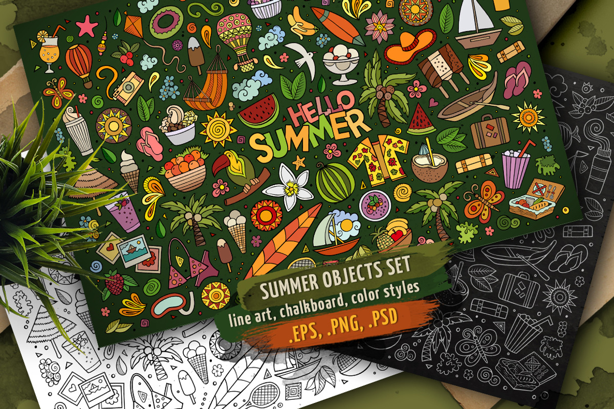 Gigantic Objects Bundle/ Part 3, an Object Graphic by BALABOLKA (Photo 19 of 21)